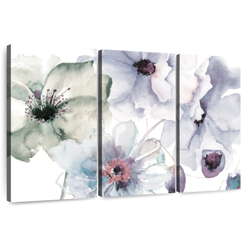 Harnek Flowering Blue Hues II, 48" H x 74" W
