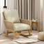 Chaise berçante en osier avec coussins en polyester doux et structure en bois durable-1759942372-1759942373