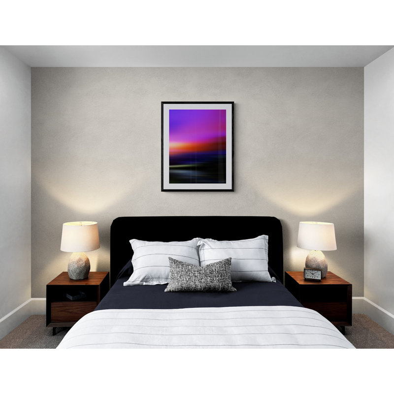 Sunset Colors 3 Print, 30" H x 24" W, Black Framed Paper