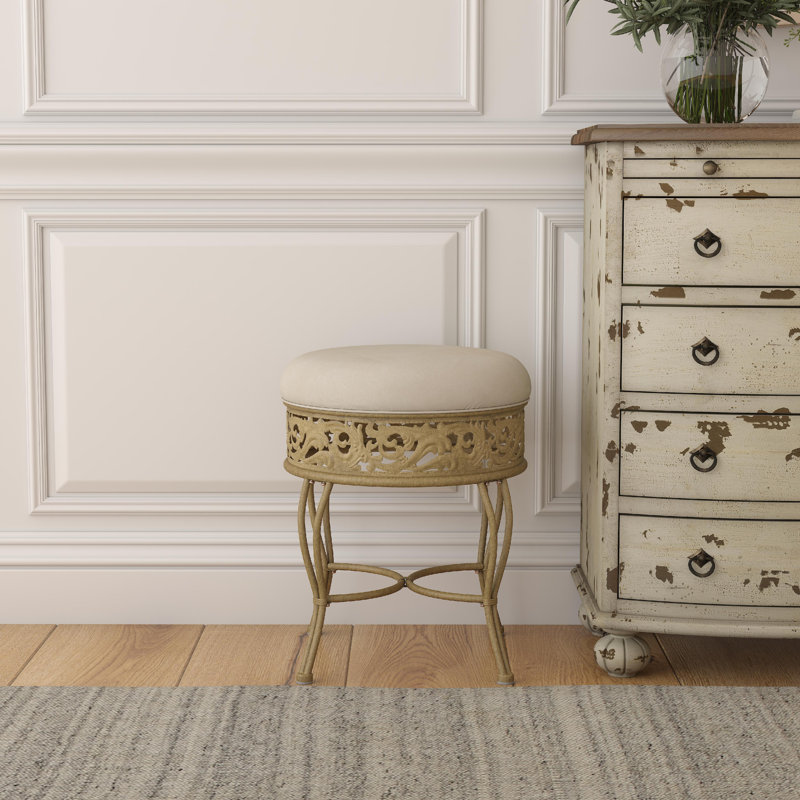 Tabouret de coiffeuse en métal Kaye