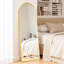 Miroir arqué pleine longueur, grand miroir de plancher avec cadre suspendu ou miroir mural incliné-844371741-844371739
