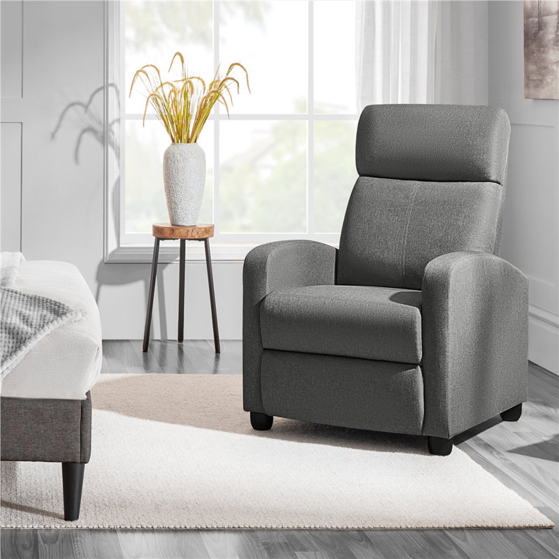 Mcghee 27" Wide Recliners, Gray Linen