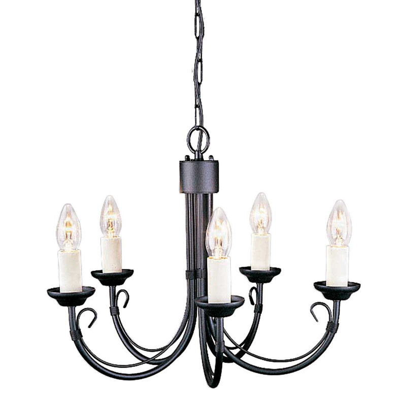 Elkmont 5 - Light Candle Style Chandelier