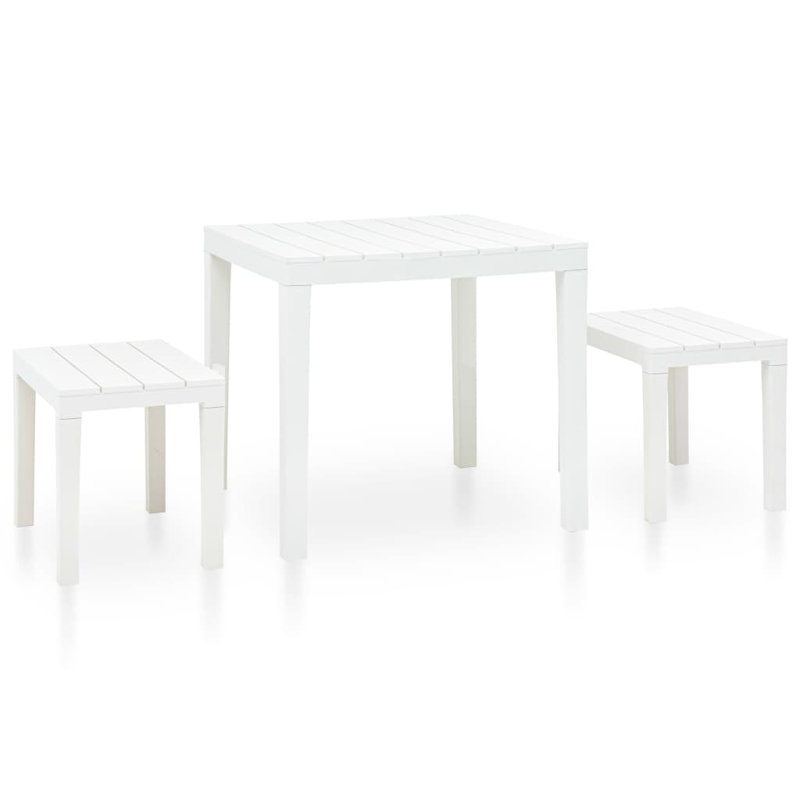 2 - Person Dining Set, White