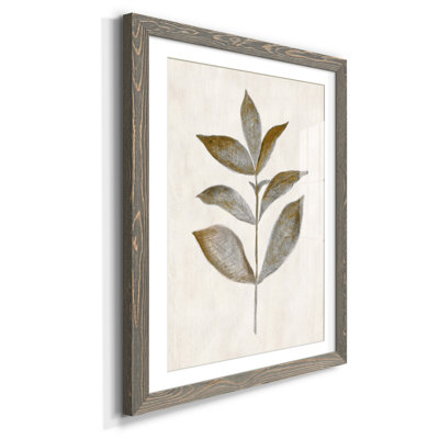 " Bronze Leaf III " Painting Print