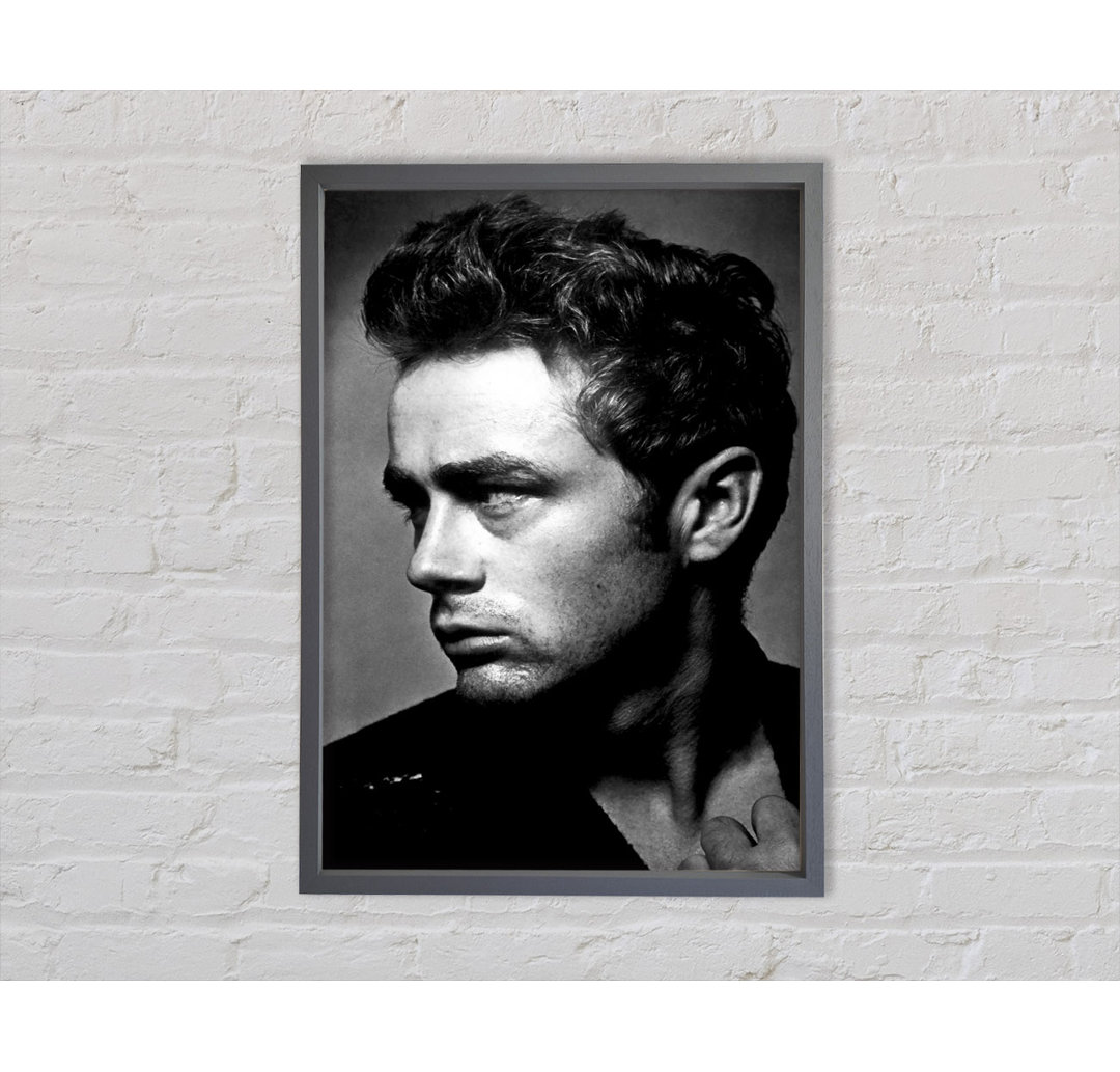 James Dean Classic - Einzelner Bilderrahmen Kunstdrucke auf Leinwand