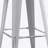 Backless Modern Lightweight Industrial Metal Bar Stools With 4 Leg Design, Set Of 2, 30/