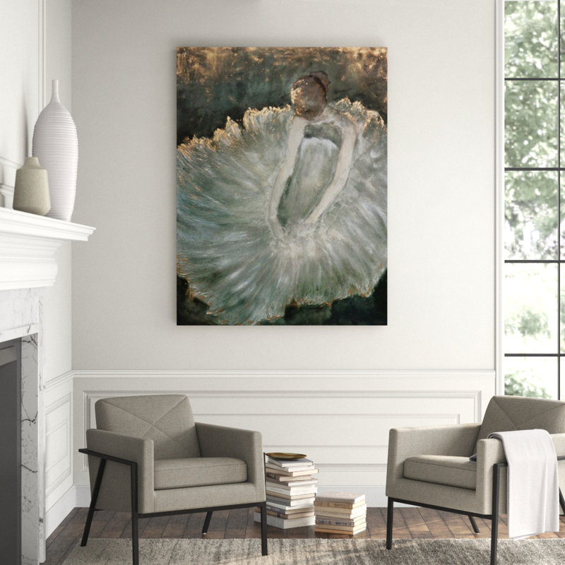 Dancer At Rest Painting by Beverly Fuller, Hand Painting, 66" H x 50" W x 1.5" D