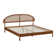 NTC Gem Solid Wood Bed Frame with Headboard and Silent Slats, 1000 Lbs. Capacity Bed Frame