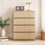 Soft Close Dresser, Engineered Wood 4-Drawer Chest of Drawers for Bedroom Storage-483197257