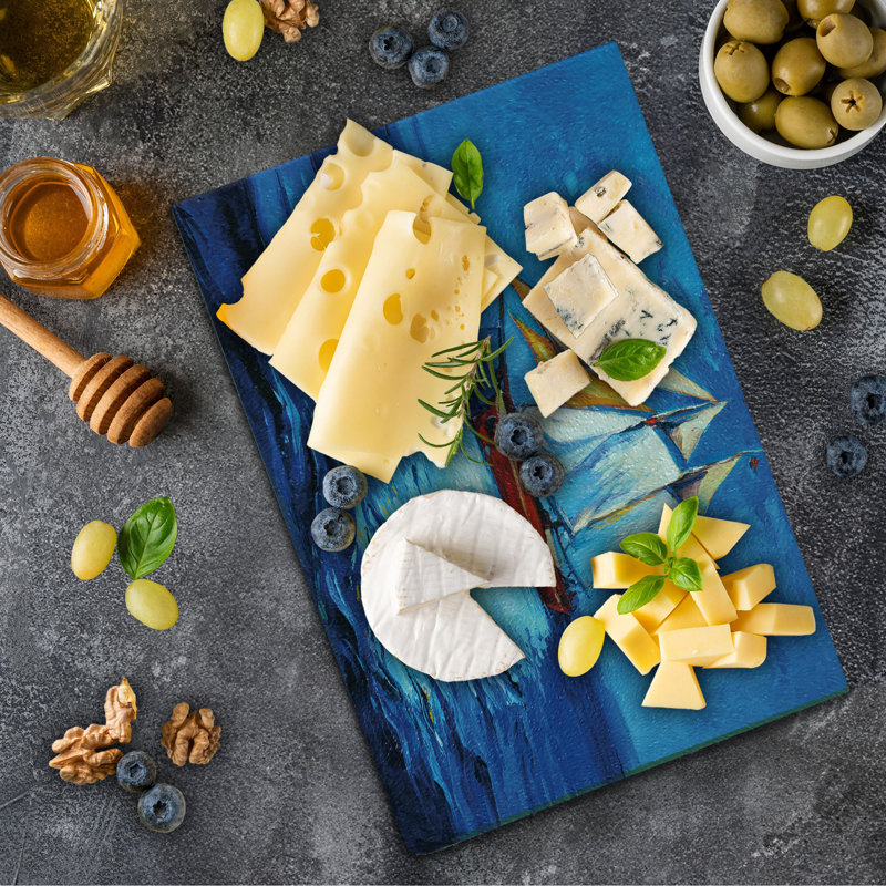 Planche à découper en verre trempé Ambesonne