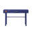 Metal Vanity Desk with One Drawer, Blue-1145067494