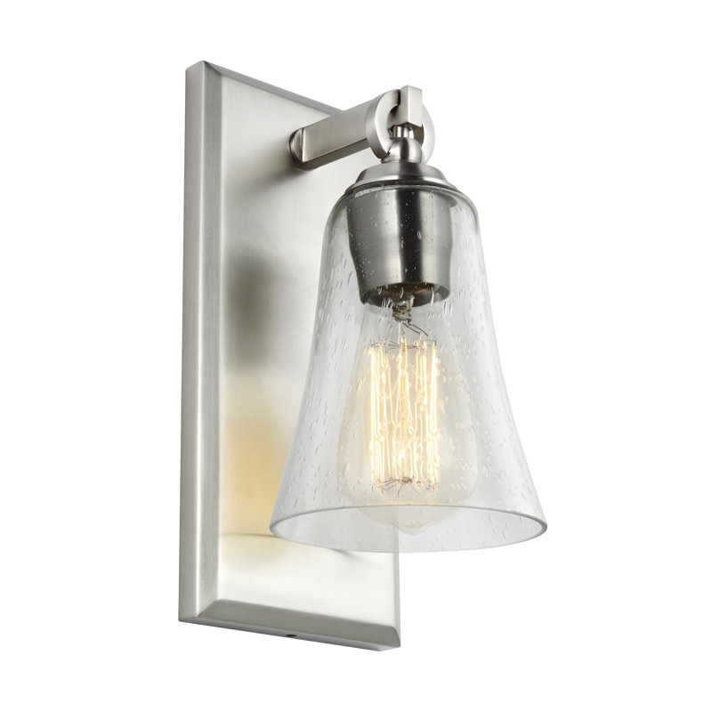 Amija 1 - Light Sconce from, Satin Nickel