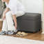 Banc de rangement avec repose-pieds 31 po-132736058