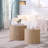 side table/coffee table/end table/nesting table set of 2 with veneer-1287387103