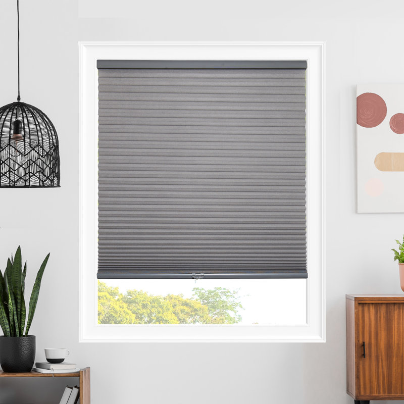 Cordless Semi Sheer Cellular Shade, 35.5"W x 64"L