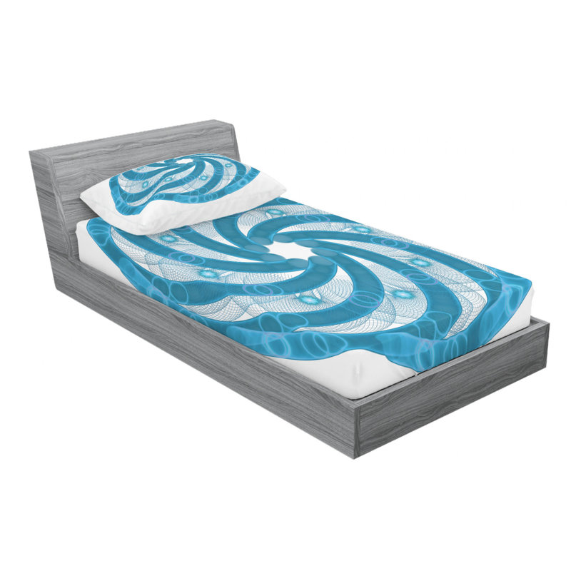 Microfiber Sheet Set, Twin Sheet Set with Fitted Sheet