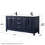 Daria 72'' W Double Vanity-48462080-61132183-80205427
