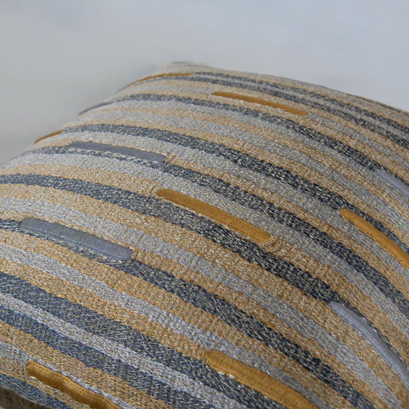 Coussin décoratif en duvet et bourre glamour