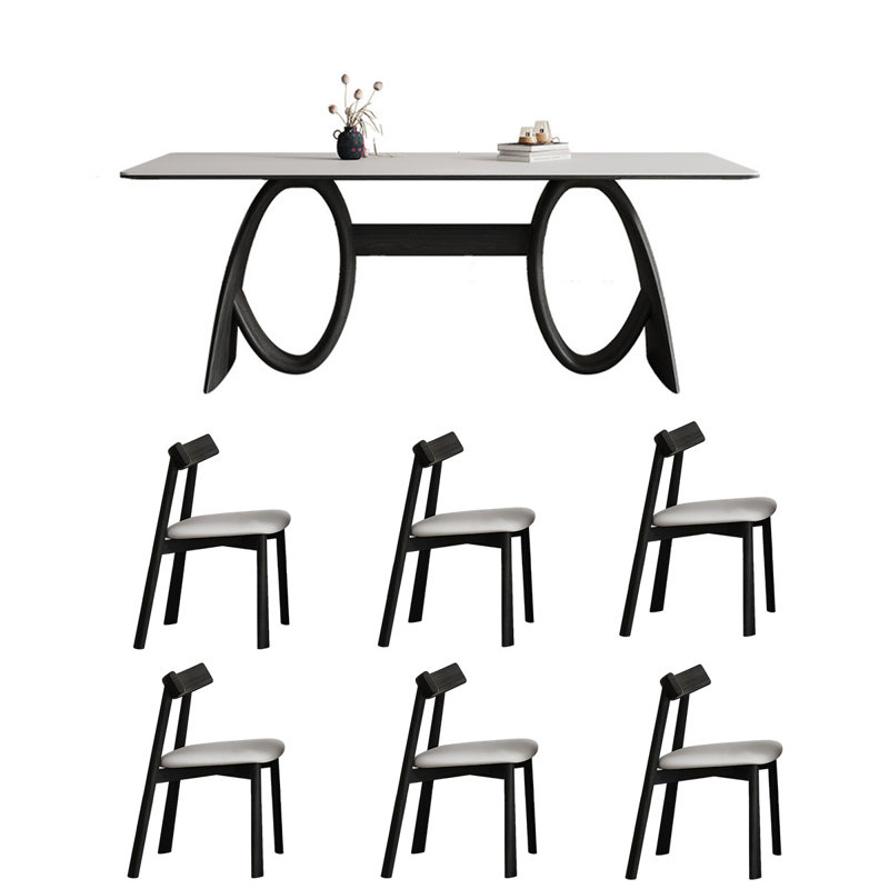 Table de salle à manger Vintage, H 29,5 po x L 78,7 po x l 35,4 po
