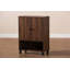 Armoire de rangement pour chaussures 8 paires avec finition brune Marialy, H 32,1 po x l 23,6 po x P 11,8 po-1080589112