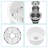 Dual Mounted Single Bowl Circular Kitchen Sink With Drain Assembly And Bottom Grid