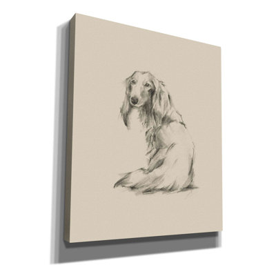 Art mural sur toile Red Barrel Studio® «Puppy Dog Eyes II» par Ethan Harper