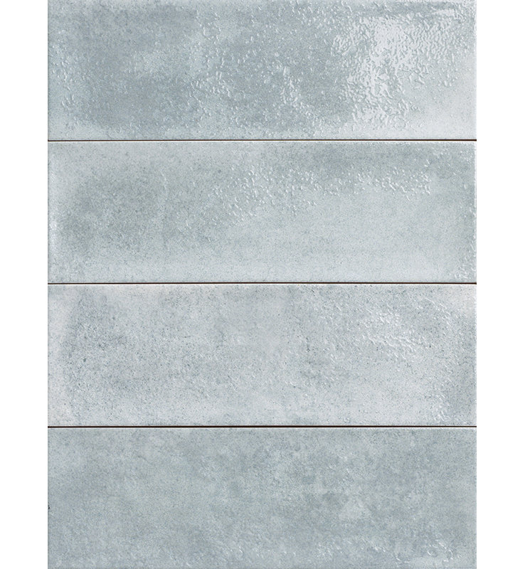 Venezia 4" x 12" Ceramic Wall Tile, Azure
