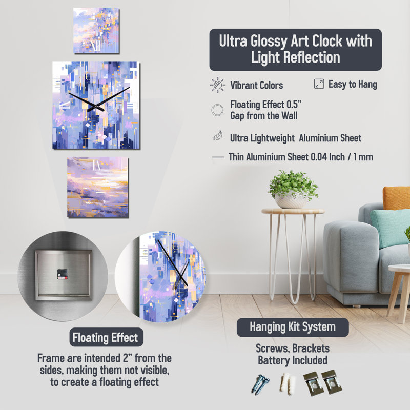 Lylo Metal Wall Clock