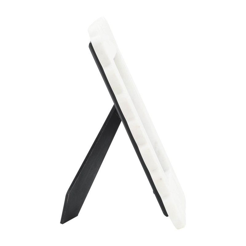 Ashe White Marble Picture Frame