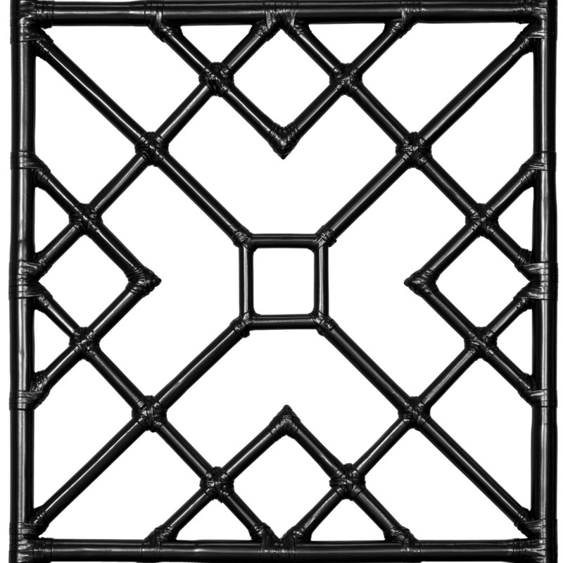 Camden Open-Frame Headboard, King, Black