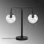 Lampe de table noire 23,23 po Yvaine