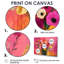 Célébration rose des bouquets assortis - Art mural assorti-9364446-9364422-9364417