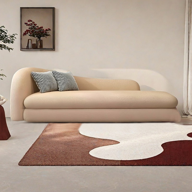 Chaise longue d'intérieur spacieuse et douce et respirante, Orienté à gauche (vu de face)