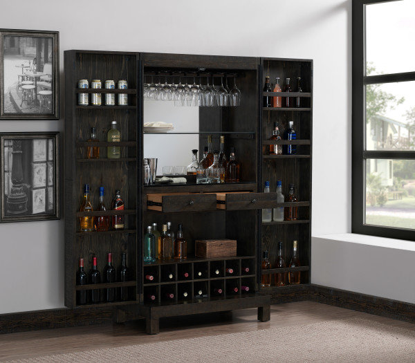 76.25 " L Bar Cabinet