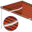 Dakota Fields Polyester Yellow/White Cover Retractable Patio Awning-1831576290-1831576349-1831576345