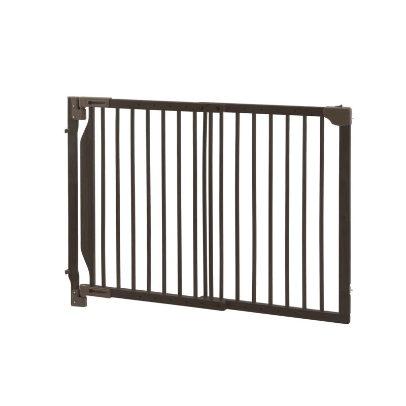 Barrière pour animaux extensible bois avec traverse