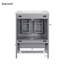 Meuble-lavabo de 48 pouces avec lavabo encastré intégré, armoire de rangement, portes à fermeture en douceur, tiroir divisé et tablette à double couche pour un rangement polyvalent-1031090143