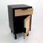 Table de chevet avec tiroir et porte en rotin naturel, table d'appoint avec rangement