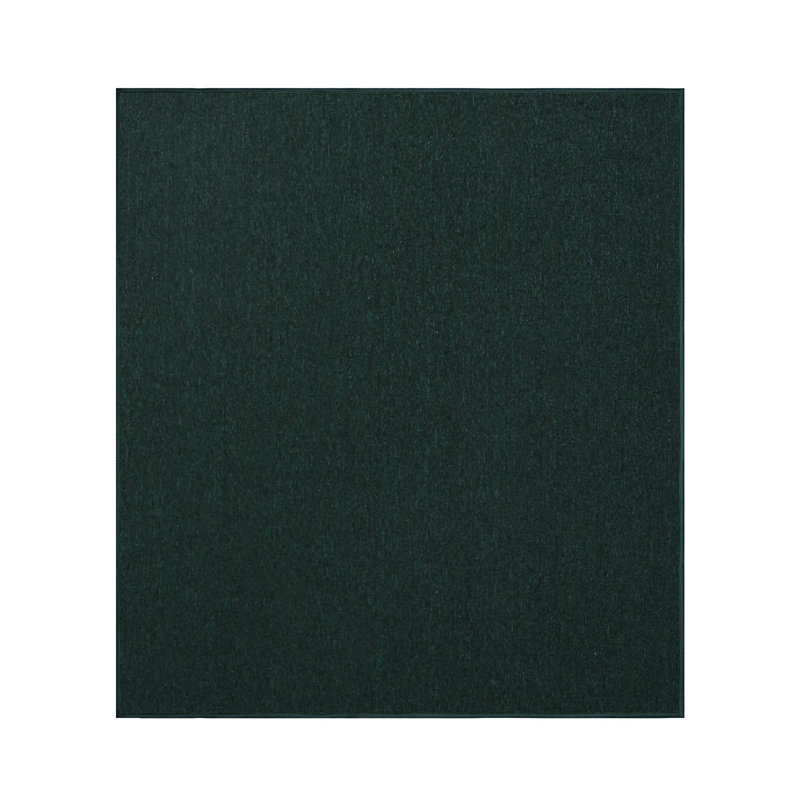 Indoor Outdoor Pet and Kids Friendly Solid Color Dark Green Area Rugs, Stain & Fade Resistance,  Perfect for Patio, Deck, Picnic, Beach, Backyard, Event, Camping & Wedding Rug