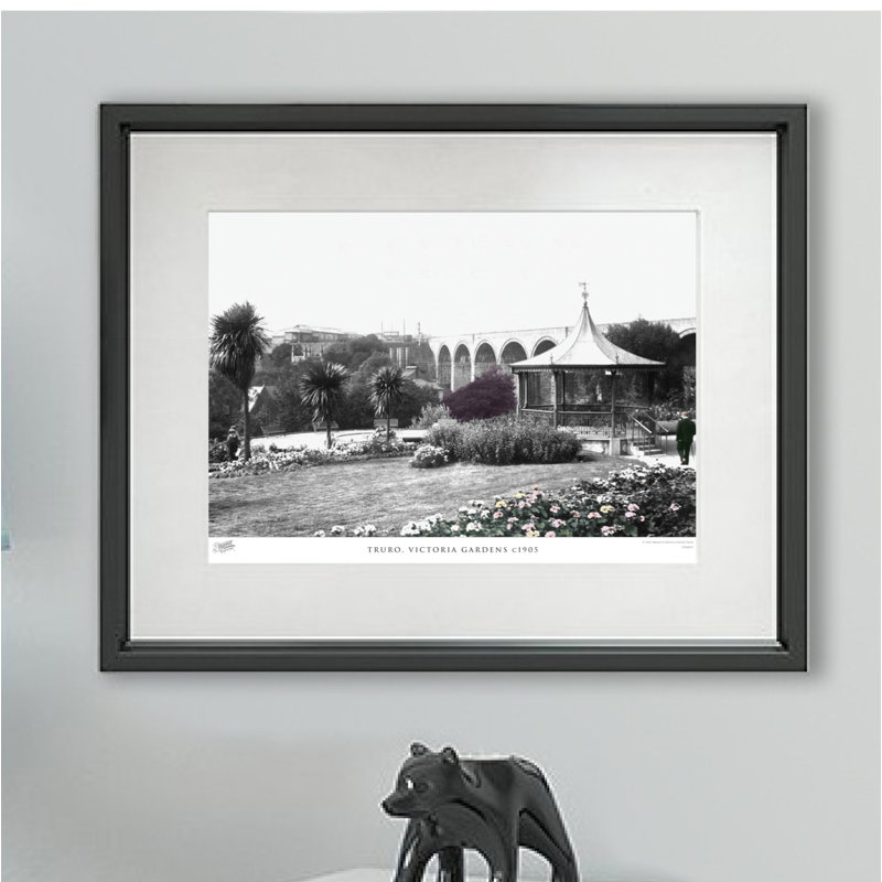 Truro, Victoria Gardens C1905 by Francis Frith - Single Picture Frame Print, 40cm H x 50cm W x 2.3cm D