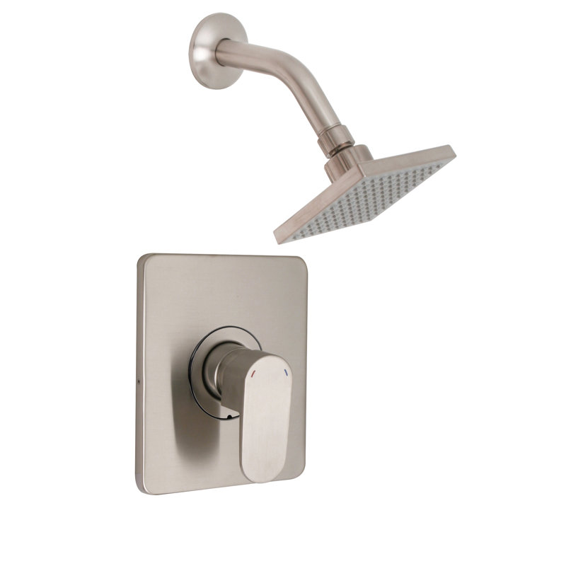 Robinet de douche et baignoire Reflection, Nickel satiné