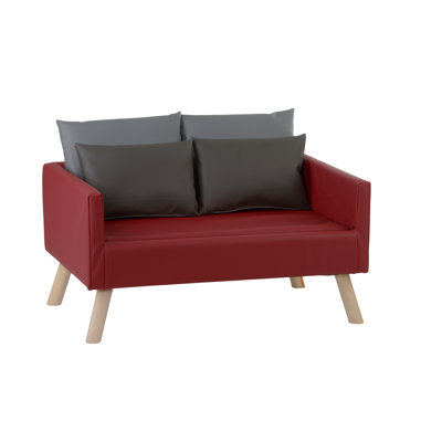Faux Leather Pet Bed