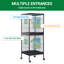 139.7cm Steel Floor Bird Cage