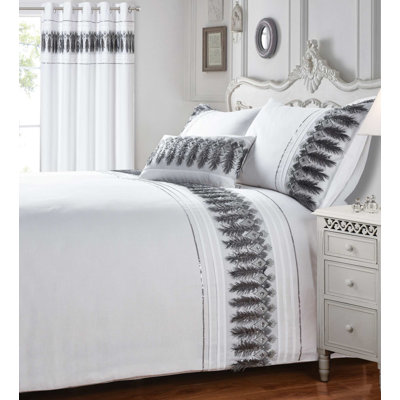 Amoban No Pattern Duvet Cover Set with Pillowcases Included