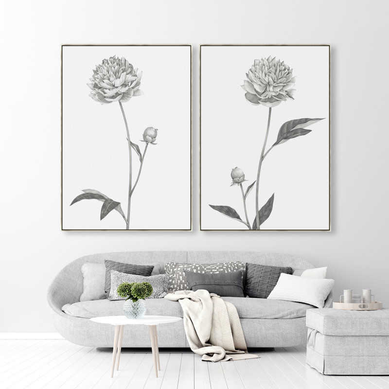 A Flower Of Day II Print by Janice Sadler, 36.5" H x 25.5" W, Image Gel Brush