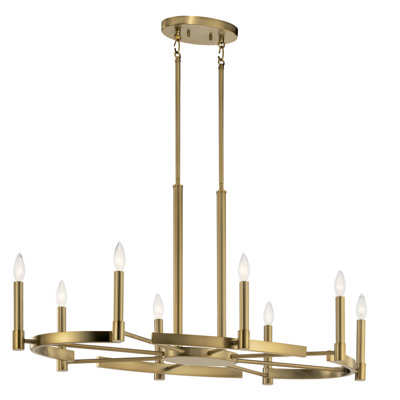 Lustre ovale Tolani 8Lt