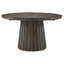 Table de salle à manger extensible ronde avec 4 chaises-1657780791