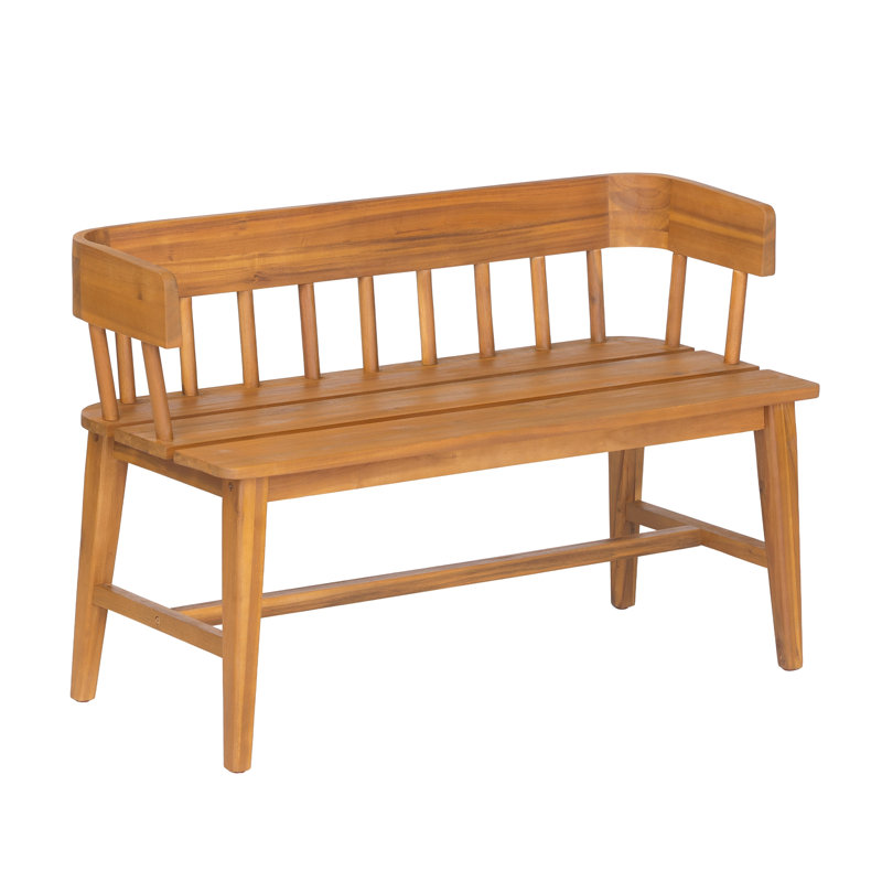 Banc d'extérieur en bois d'acacia