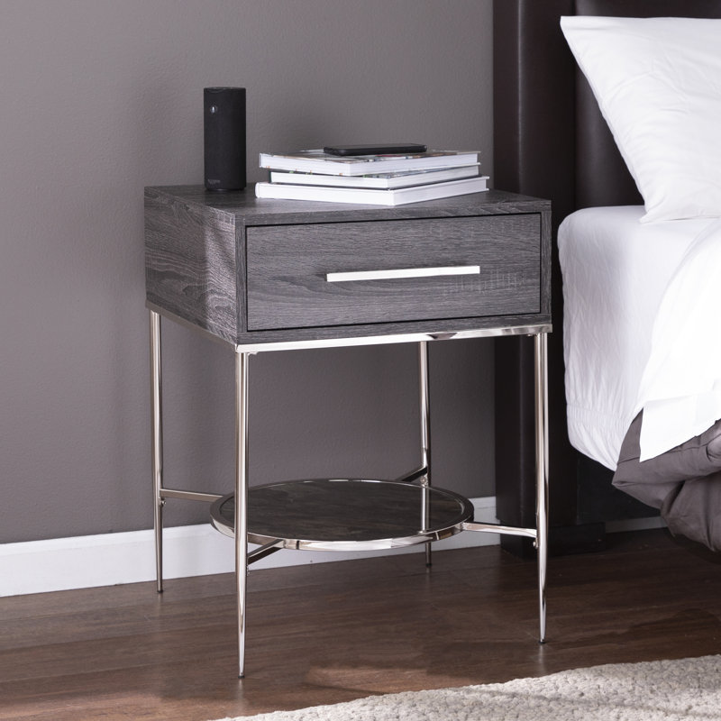 Table de chevet avec rangement, mobilier de chambre à coucher, table de chevet | Idée de cadeau